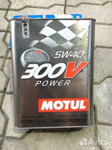 Масло Motul 300v 5w40 (пол банки)