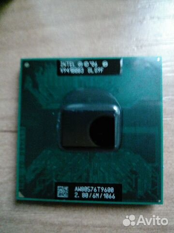 Процессор intel T9600 2.80/6м/1066