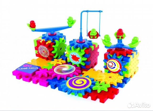 Конструктор с шестеренками Funny Bricks 81 деталь