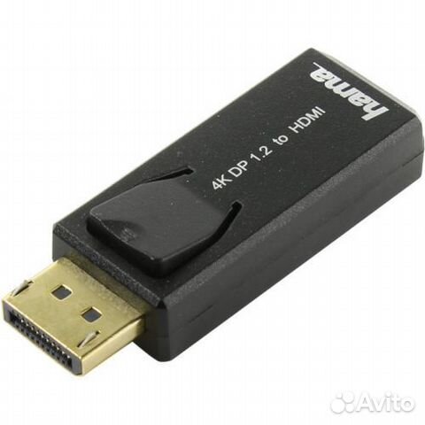 Переходник аудио-видео DP(m) - hdmi(f) H-54586