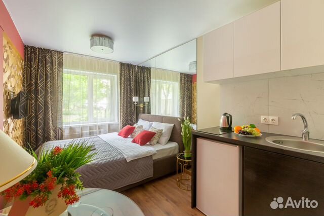 

Квартира-студия, 14 м², 1 кровать
