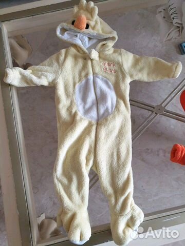 Комбинезон детский,костюм цыплёнок mothercare 74