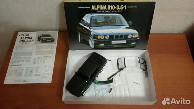 BMW Alpina B10 1:24 сборный пластик fujimi