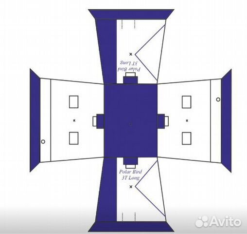 Палатка Зимняя Polar Bird 3Т Long Удлиненная