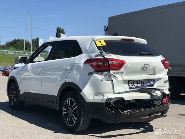 Hyundai Creta 1.6 AT, 2019, битый, 5 900 км