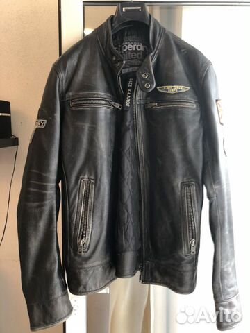 Кожаная куртка Superdry Кожаная куртка Superdry