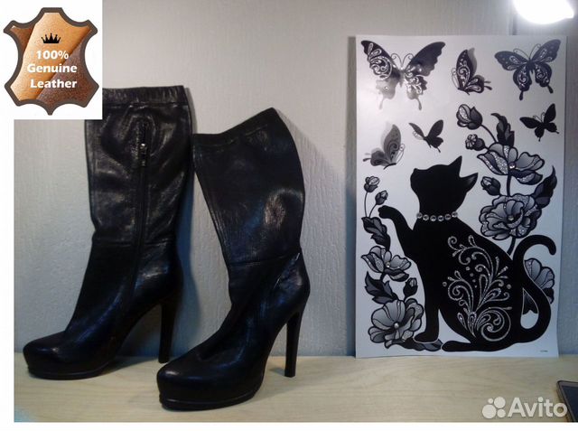 Сапоги осенние (кожа) Сапоги осенние (кожа)