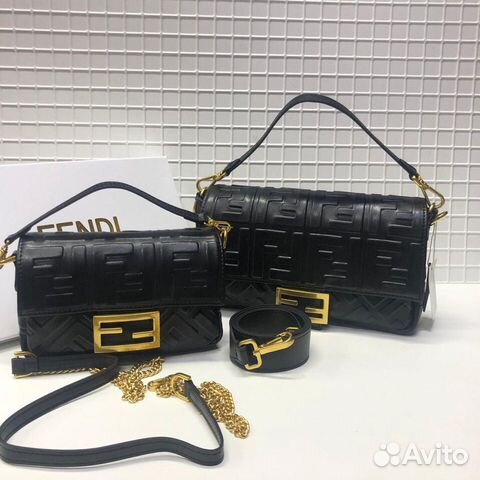 Сумка Fendi baguette Mini Фенди клатч с ремнем Сумка Fendi baguette Mini Фенди клатч с ремнем