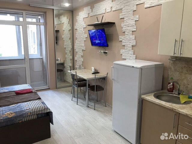 

Квартира-студия, 32 м², 2 кровати