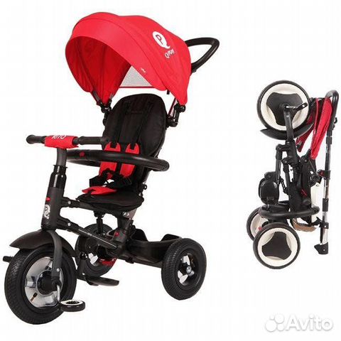 Детский Велосипед складной Q Play красный новый