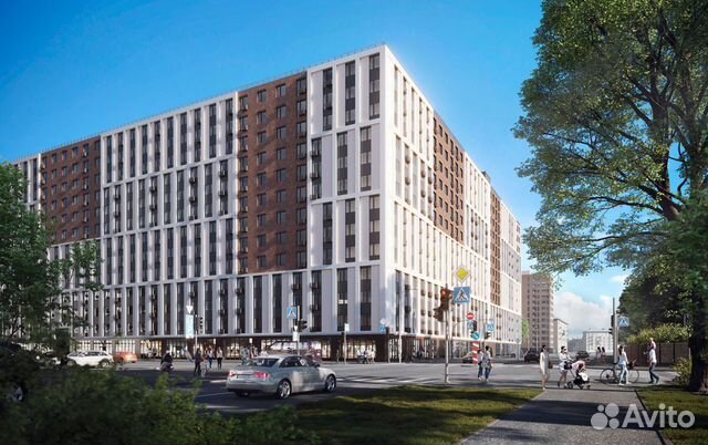 2-к квартира, 56.3 м², 2/13 эт.