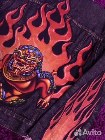 Джинсовая куртка Gap c Hand Made