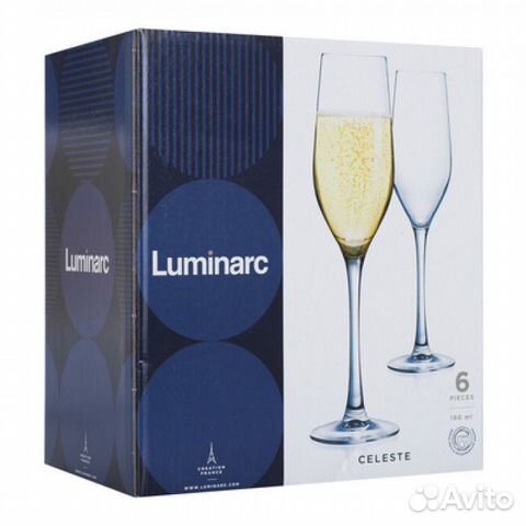 Бокалы для шампанского Luminarc 36шт Бокалы для шампанского Luminarc 36шт