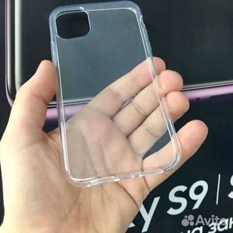 iPhone 11 силиконовый прозрачный чехол