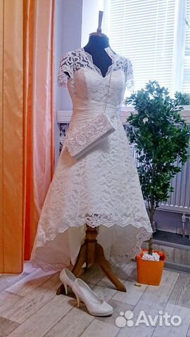 Платье свадебное кружевное Платье свадебное кружевное