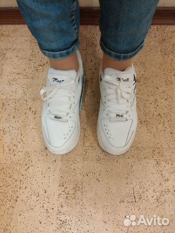 Новые кроссовки Peak из нат. кожи, размеры 37-38 Новые кроссовки Peak из нат. кожи, размеры 37-38