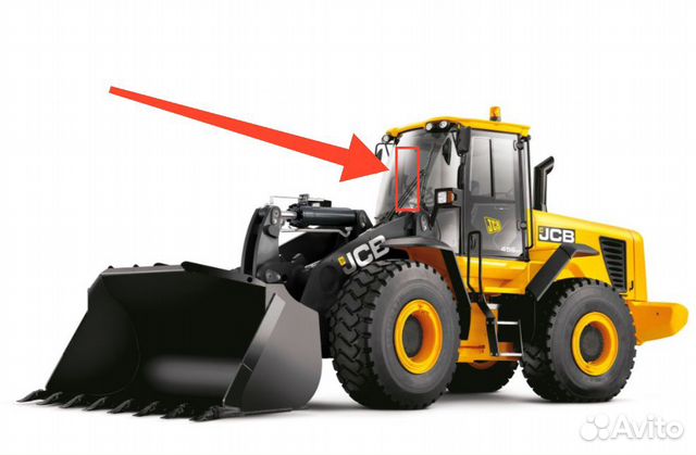Стекло лобовое центральное JCB456-Zx Стекло лобовое центральное JCB456-Zx