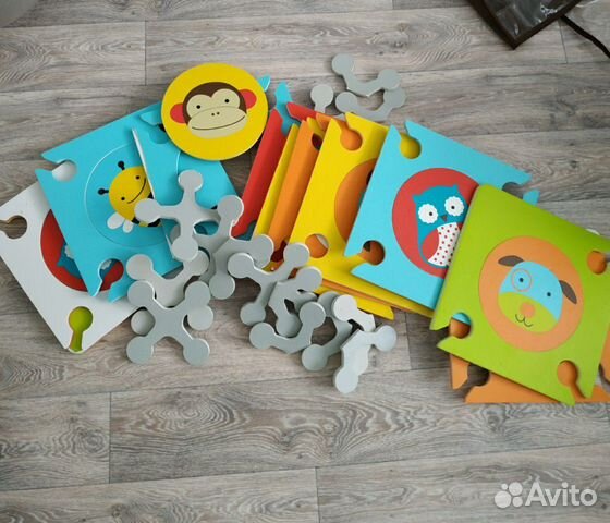 Мягкий напольный игровой коврик-пазл Skip Hop