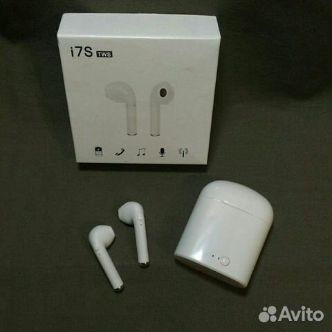 Беспроводные наушники I7S tws Apple airpods Беспроводные наушники I7S tws Apple airpods