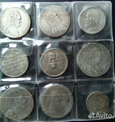 Коллекция копий серебрянных монет