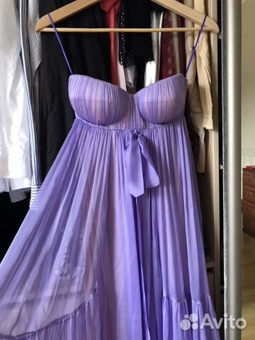 Шёлковое вечернее платье