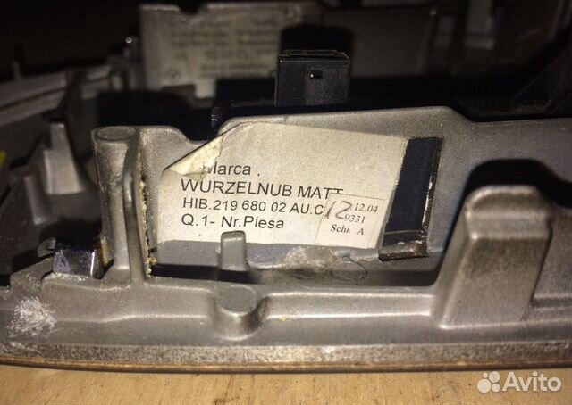 Накладка селектора АКПП Mercedes w219 CLS