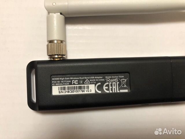 Сетевой адаптер WiFi TP-link Archer T2UH USB 2.0 Сетевой адаптер WiFi TP-link Archer T2UH USB 2.0
