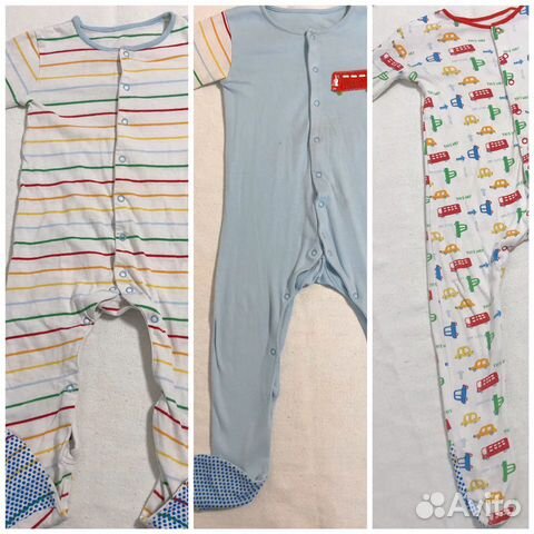 Пижамы Mothercare слипы для мальчика 92