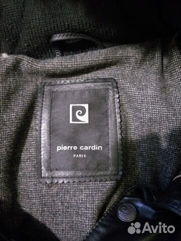 Пуховик кожанный pierre cardin Пуховик кожанный pierre cardin