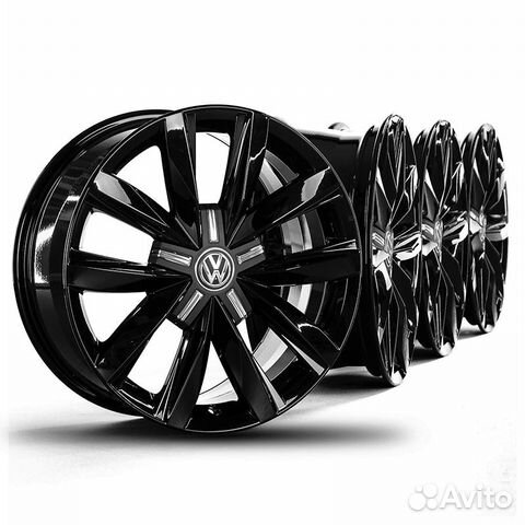Новые диски VW Multivan Springfield Black R18