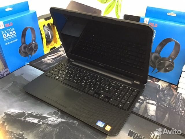 Тонкий ноутбук Dell i3-3e/4RAM/250HDD