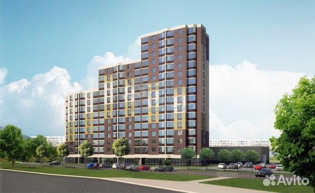 2-к квартира, 61.8 м², 5/16 эт.