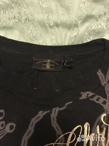 Футболка Christian Audigier, размер L, оригинал Футболка Christian Audigier, размер L, оригинал