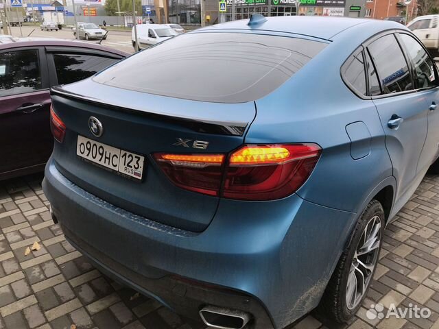 Спойлер BMW X6 F16 M-Performance черный глянец Спойлер BMW X6 F16 M-Performance черный глянец