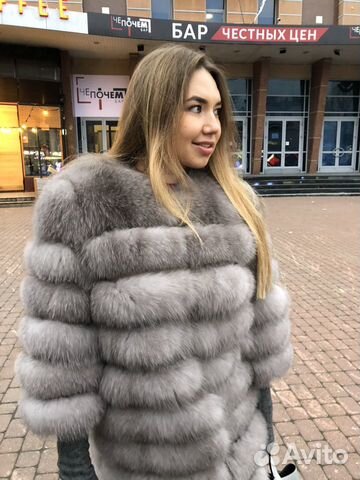 Шуба из песца