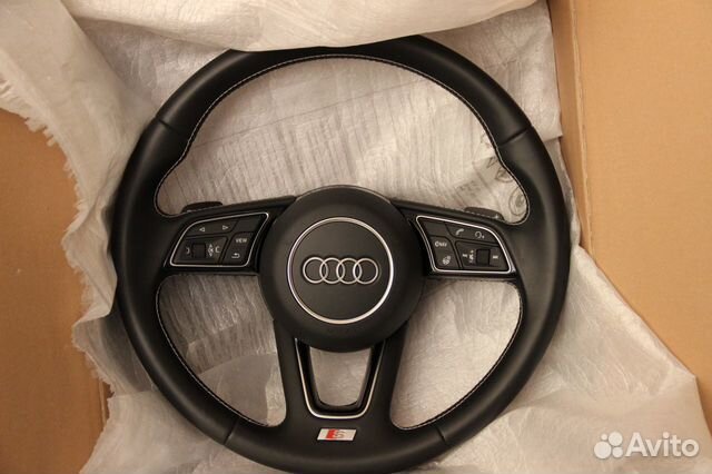 Руль S-Line Audi A4 A5 Q5 рестайл обогрев лепестки Руль S-Line Audi A4 A5 Q5 рестайл обогрев лепестки