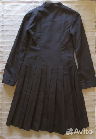 Платье сшито в ателье шерсть бу 1 раз 44-46