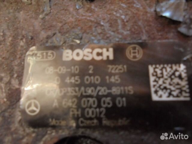 Тнвд A6420700501 Mercedes 3.0 дизель 0445010145 Тнвд A6420700501 Mercedes 3.0 дизель 0445010145