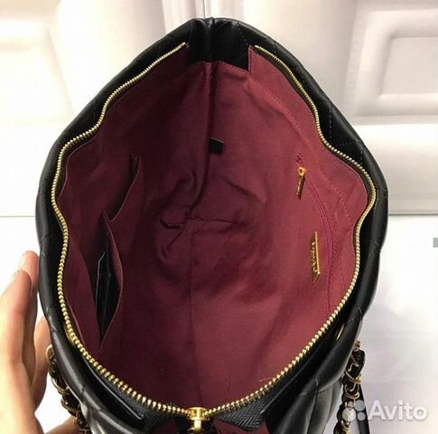 Новая женская сумка натуральная кожа Chanel черная Новая женская сумка натуральная кожа Chanel черная