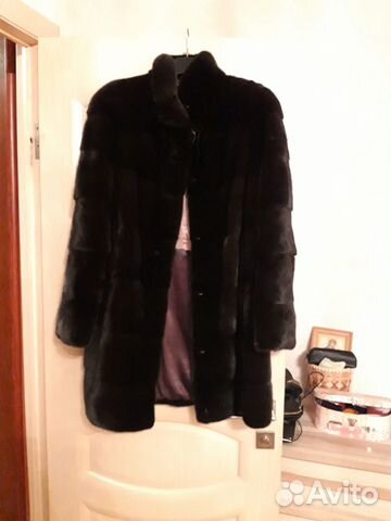 Шуба норковая black glama Шуба норковая black glama
