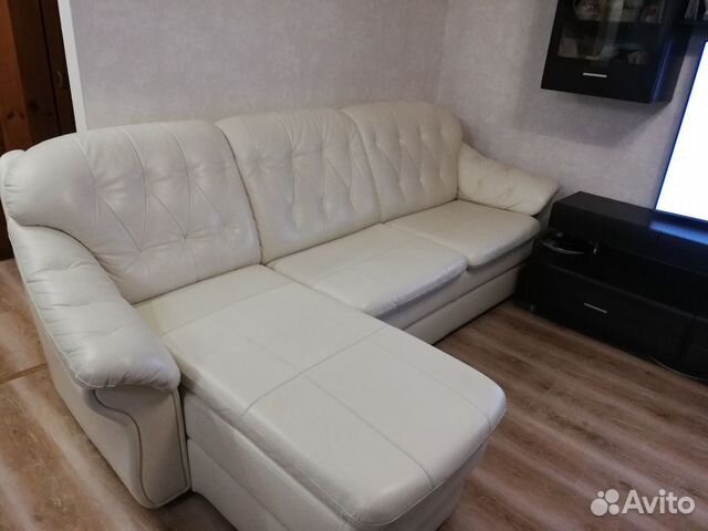 Кожанный диван мz5