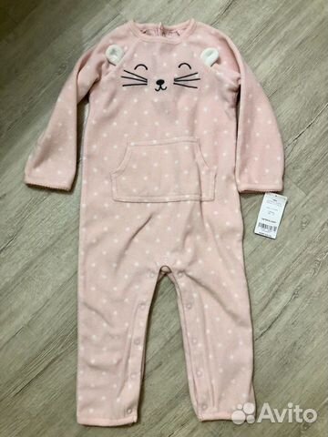 Флисовый слип комбенизон Carters 18m новый Флисовый слип комбенизон Carters 18m новый
