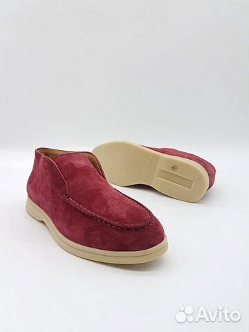 Лоферы замшевые Loro Piana