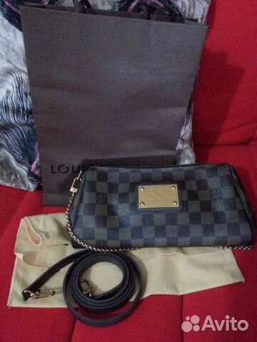 Сумка Louis Vuitton Eva Damier Клатч Луи Витон Сумка Louis Vuitton Eva Damier Клатч Луи Витон