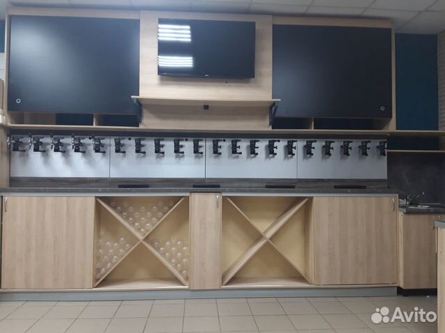 Комплексное мебельное решение для пивного магазина Комплексное мебельное решение для пивного магазина