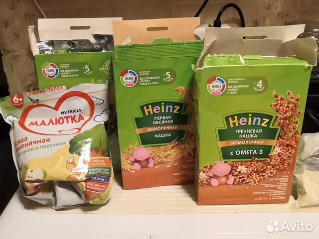 Каши детские бесплатно