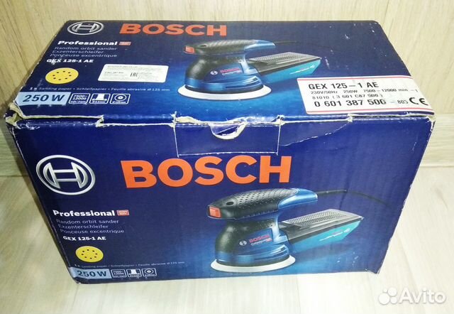 Эксцентриковая шлифмашина bosch