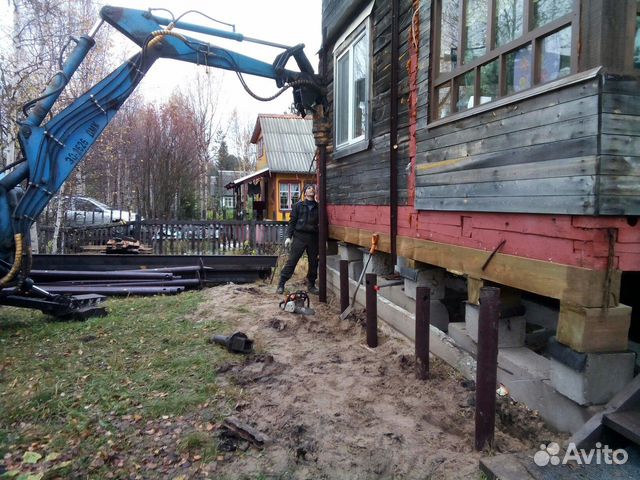 Ремонт фундамента дачного дома Ремонт фундамента дачного дома