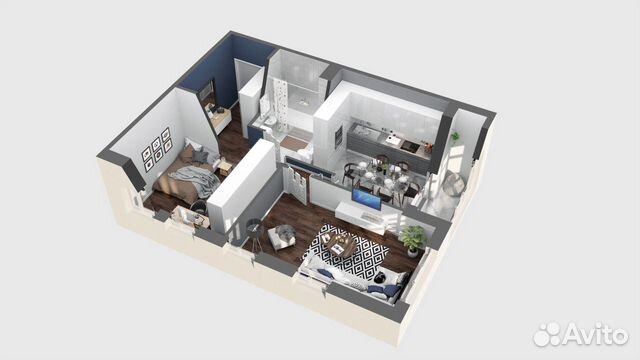 3-к квартира, 96.8 м², 5/16 эт. 3-к квартира, 96.8 м², 5/16 эт.