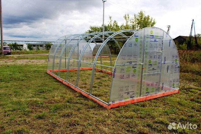 Теплица усиленная дуги двойные(ферма)